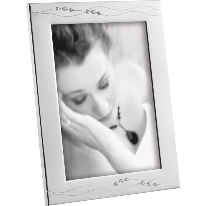 A5050 metal frame 10x15 cm silver glossy