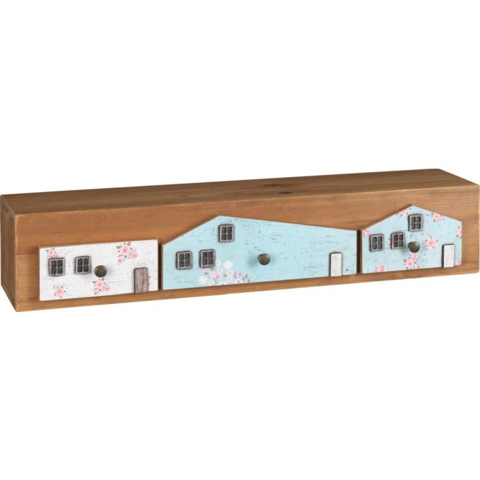 20PA974 Mascagni wall shelf with 3 compartments