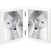 2IQM686-2 Mascagni Double Frame 13x18 cm white