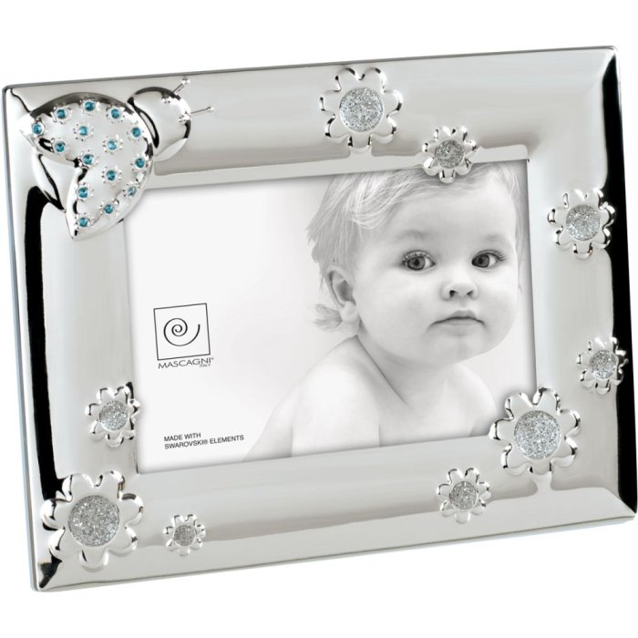 M980 Baby frame Ladybird blue 10x15 cm