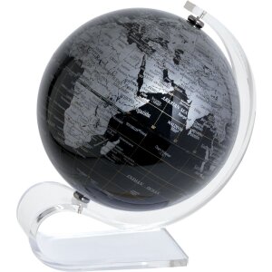 20AO452 Mascagni Globe black 13 cm rotatable