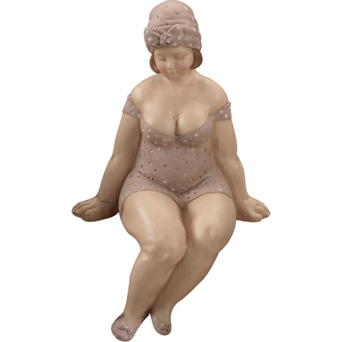 20CO759 Mascagni Decorative Figure Woman 16x16x29 cm