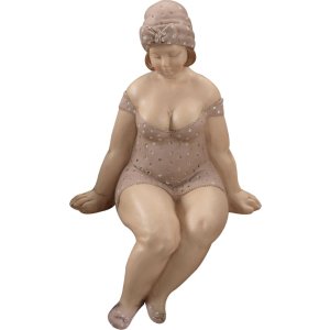 20CO759 Mascagni Decorative Figure Woman 16x16x29 cm