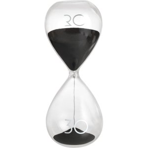 20TTHIRTY Mascagni Hourglass 19 cm black 30 minutes