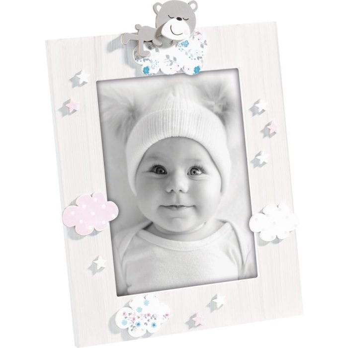 2ICA1081 Mascagni baby frame 13x18 cm pink