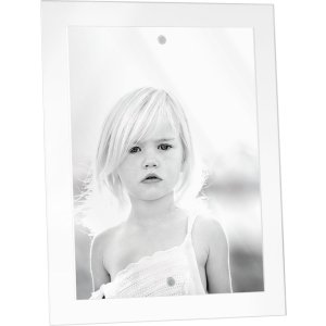 A511 Acrylic photo frame with magnets 13x18 cm white