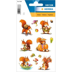 HERMA DECOR labels Brownsquirrel