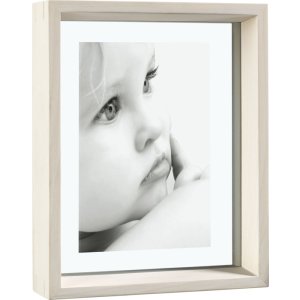 A756 Mascagni solid wood frame 13x18 cm white double glass