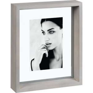 A756 Mascagni solid wood frame 13x18 cm grey double glass