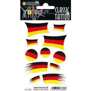 Tattoos germany flaggs