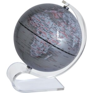 20AO452 Mascagni Globe silver 13 cm rotatable