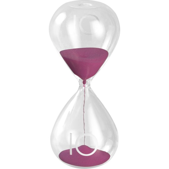 200TEN Mascagni Hourglass fuchsia 15 cm approx. 10 minutes