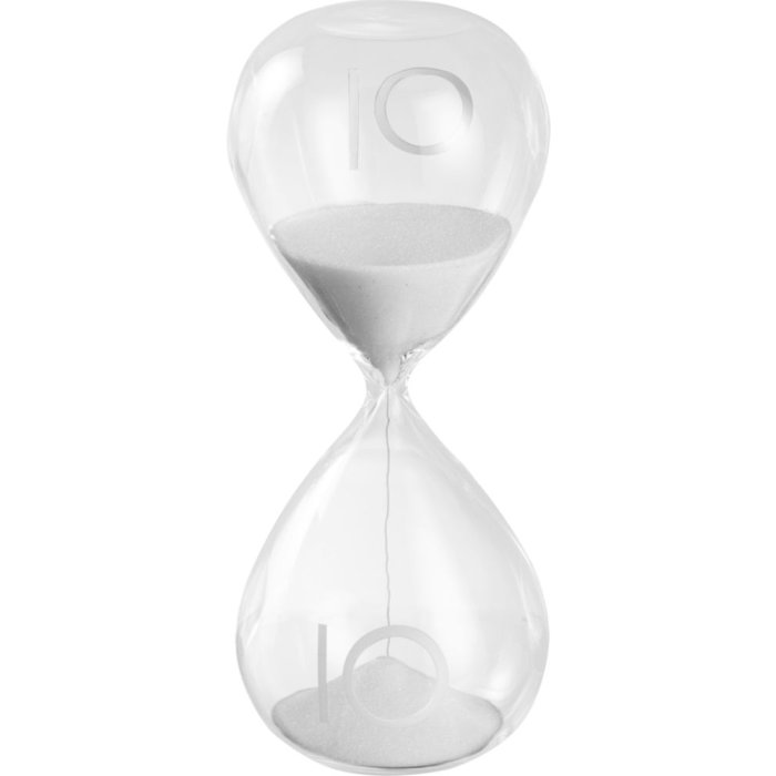 20QTEN Mascagni Hourglass white 15 cm approx. 10 minutes