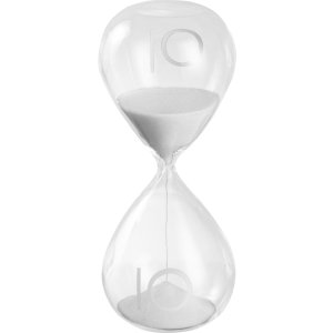 20QTEN Mascagni Hourglass white 15 cm approx. 10 minutes