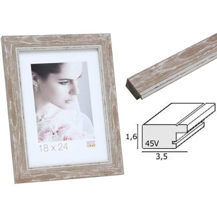 photo frame beige resin S45VY3