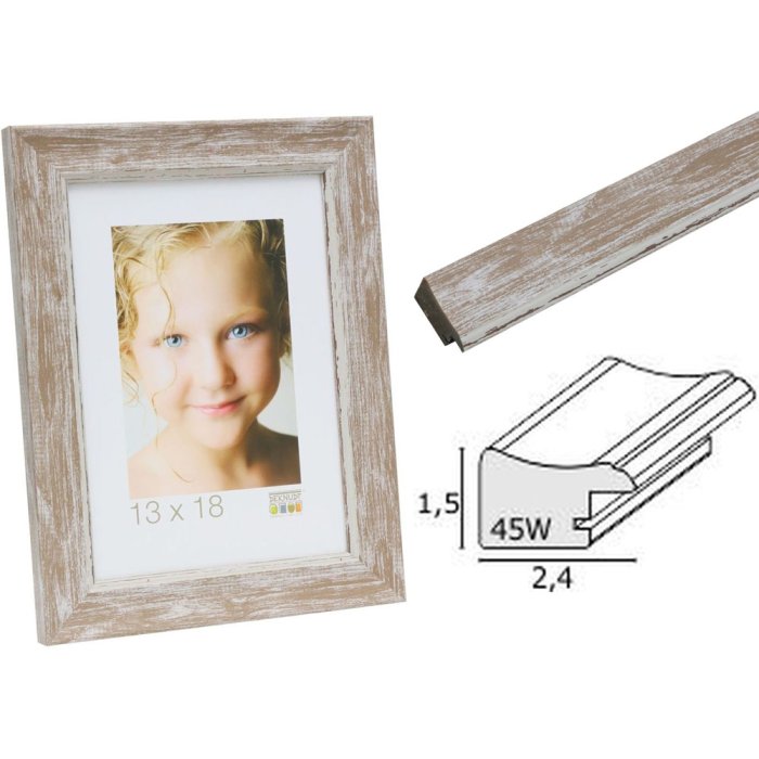 photo frame beige resin S45WF3