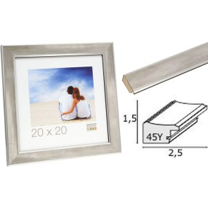 photo frame silver wood S45YD1