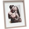 photo frame with mount taupe wood S223K7