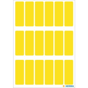 Multi-purpose labels 12x34mm yellow 90 pcs.