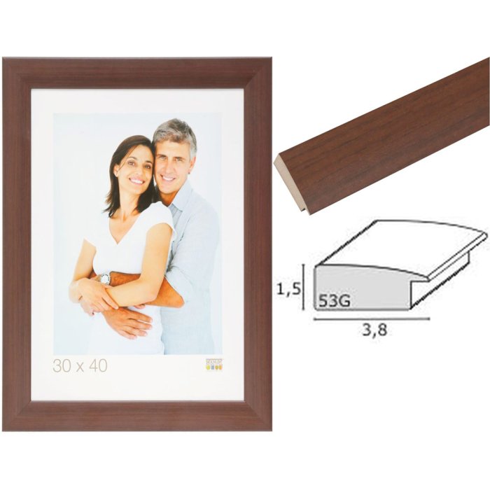 photo frame brown wood S53GH7