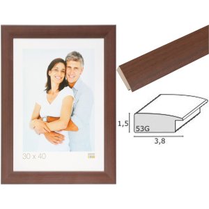 photo frame brown wood S53GH7