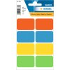 Multi-purpose labels 26x40 mm colours assorted 40 pcs.