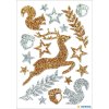 HERMA MAGIC labels forest animals, glittery