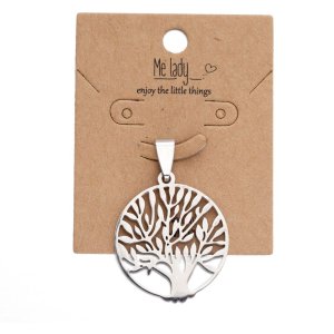 Pendant silver colored - MLHN0001