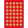 HERMA DECOR stickers stars 16mm gold foil 3 sheets