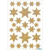 HERMA DECOR stickers stars pearlized silver foil 1 sheet