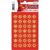 Sticker stars 1-24, gold