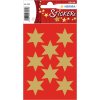 DECOR stickers stars gold foil 3 sheet