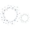 HERMA DECOR stickers stars silver foil 3 sheets