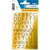 HERMA Letters 13x12mm A-Z gold foil black 4 sheets