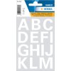 Letters 25mm A-Z film weatherproof white  2 sheets