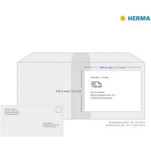 Address labels white 199,6x143,5 Premium A4 200 pcs.