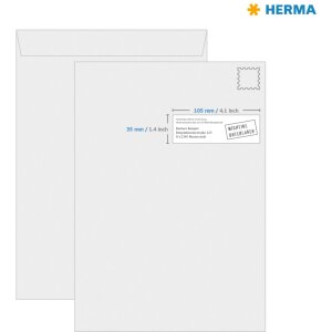 Labels white 105x35 Premium A4 1600 pcs.