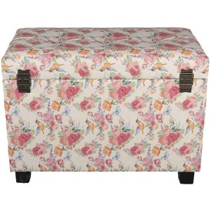 Footstool-Storage trunk 60x36x43 cm multicolored - 64061LM