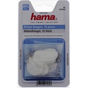 Hama picture hanger, triangular eyes with adhesive...