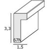 Deknudt S67NK wooden frame 3D double mat