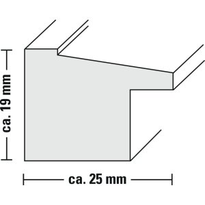 Sierra Plastic Frame, grey, 10 x 15 cm