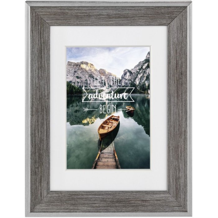 Sierra Plastic Frame, grey, 15 x 20 cm