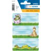 Book labels 76x35 mm dinosaur 3 sheets