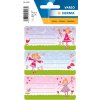 Book labels 76x35 mm princess  3 sheets