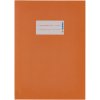 Exercise book cover paper A5 orange 100% wastepaper