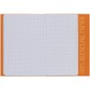 Exercise book cover paper A5 orange 100% wastepaper