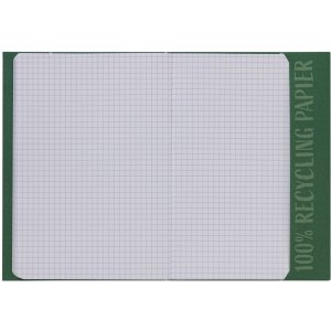 Exercise book cover paper A5 dark green 100% wastepaper