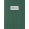 Exercise book cover paper A5 dark green 100% wastepaper