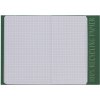 Exercise book cover paper A5 dark green 100% wastepaper