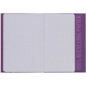 Exercise book cover paper A5 violet 100% wastepaper